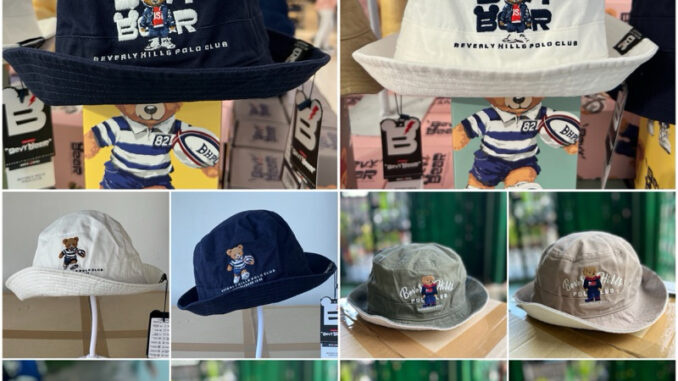 หมวกบักเก็ตโปโลหมี  Classic Bear Bucket   #ของแท้100% #bhpc #beverlyhillspoloclub #หมวกบักเก็ตหมี