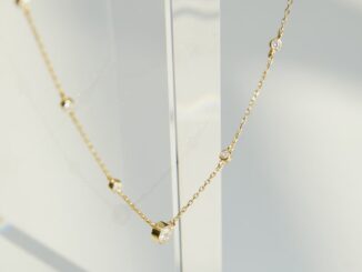 SWAN - Seven Bezel Choker สร้อยคอเงินแท้ ฝังเพชรคิวบิกเซอร์โคเนีย cubic zirconia