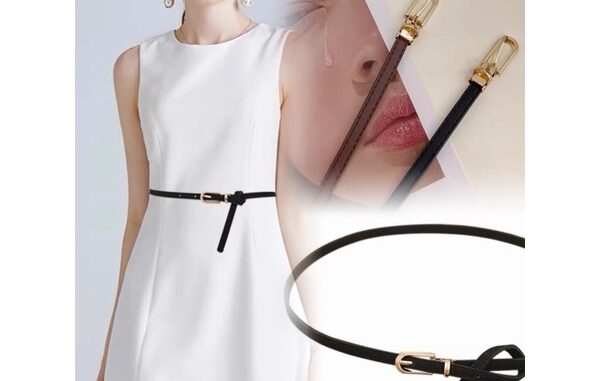 [พร้อมส่ง] เข็มขัดผู้หญิง เข็มขัดแฟชั่นเส้นเล็กM927