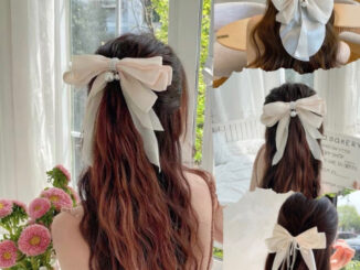 ร้าน พร้อมส่ง กิ๊บโบว์ผ้าซาติน น่ารัก สไตล์เกาหลี