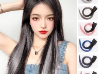 【พร้อมส่ง】ไฮไลท์ทูโทนกิ๊บใหญ่ ความกว้าง5cm 8cm ผมเยอะ สีย้อมผม แฮร์พีช ผมปลอมวิกผม ชิ้นต่อผม ไม่เงา Wig Color