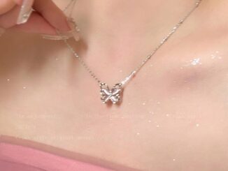 สร้อยคอโซ่ จี้คริสตัล รูปผีเสื้อ เครื่องประดับ ของขวัญวันเกิด แบบสร้างสรรค์ สําหรับผู้หญิง และเด็กผู้หญิง