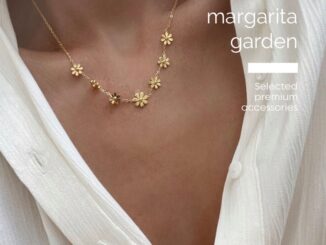 Margarita Happy Daisy Stainless Necklace