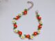 Pantheadesign สร้อยข้อมือลูกปัด Zigzag Floral