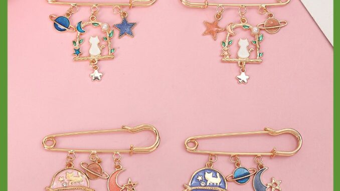 เข็มกลัด เครื่องประดับ เข็มกลัด สไตล์เกาหลี brooch