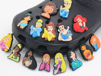 ใหม่ Jibbitz จี้การ์ตูนเจ้าหญิงน่ารัก PVC สําหรับตกแต่งรองเท้า crocs 1 ชิ้น