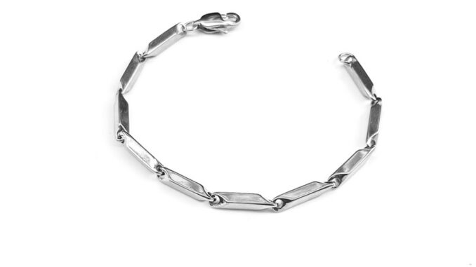 Lilith -  Geometric link Chain Stainless Bracelet สร้อยข้อมือ สร้อยคอ สแตนเลส y2k