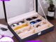 พร้อมส่ง กล่อง กล่องใส่แว่นตา 8 ช่อง PU กล่องเก็บแว่นตา ที่ใส่แว่นตา