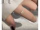 Jinli แหวนแฟชั่น โลหะผสม รูปหัวใจ ยืดหยุ่น เรียบง่าย สําหรับผู้หญิง