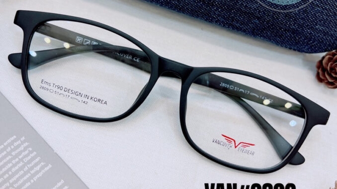 กรอบแว่นตา แว่นสายตา Tr90 Van 2809 น้ำหนักเบา แว่นกรองแสงออโต้ ตัดเลนส์สายตา
