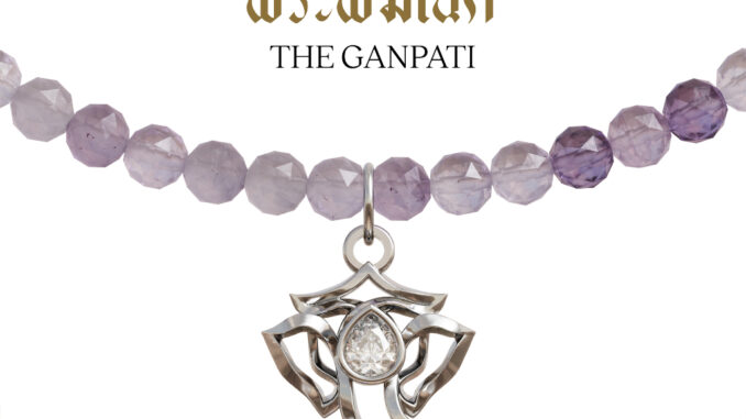 Harmenstone - สร้อยข้อมือเบิกเนตร พระพิฆเนศ อัญมณี Amethyst - The Ganpati