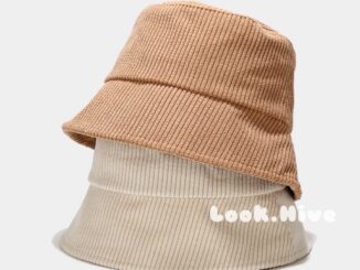 เกรดพรีเมี่ยม หมวก Bucket hat มินิมอล ผ้าลูกฟูกสไตล์เกาหลี H014