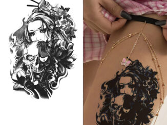 【COCO Magic tattoo】สติกเกอร์รอยสักชั่วคราว กึ่งถาวร กันน้ํา ติดทนนาน 15 วัน 18 ซม.*11 ซม.
