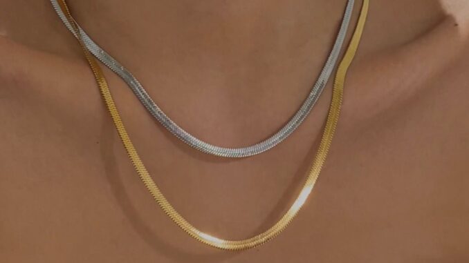 Bemet snake chain 4mm Gold/Silver