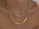 Bemet snake chain 4mm Gold/Silver