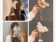 กิ๊บติดผม รูปโบว์ ประดับมุก และลูกไม้ ขนาดใหญ่ หรูหรา แฟชั่นสําหรับผู้หญิง