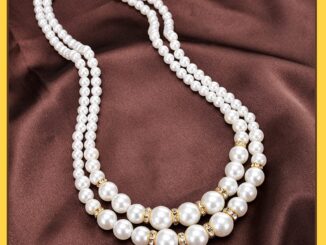 【Athena】เครื่องประดับแฟชั่นสตรีสร้อยคอไข่มุกลูกปัด rhinestone