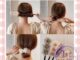 กิ๊บสไตล์เกาหลี สําหรับผู้หญิงที่ชอบ DIY ลูกไม้ + ดอกไม้ เป็นขดลวด  hair accessories