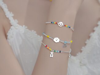 S925 สร้อยข้อมือเงินเกาหลีลูกปัดสีเมฆสร้อยข้อมือเครื่องประดับ