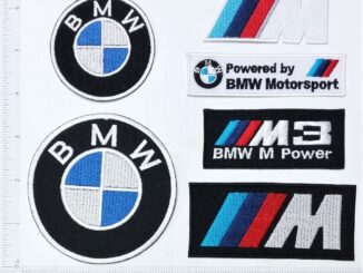 BMW Logo บีเอ็มดับบิว โลโก้ ตัวรีดติดเสื้อ เย็บติดเสื้อ อุปกรณ์ตกแต่งกาย