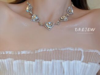 สร้อยคอโซ่ ฝังเพชร สไตล์ยุโรป อเมริกัน แฟชั่นสําหรับผู้หญิง