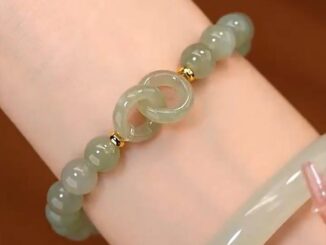 Hoe> กําไลข้อมือ ประดับลูกปัดหยก แฟชั่นสําหรับผู้หญิง