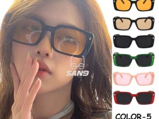 【Support Wholesale】แว่นตากันแดดสไตล์เกาหลีฮิปฮอป (San9) สําหรับผู้หญิง