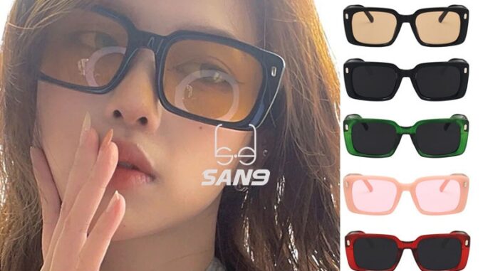 【Support Wholesale】แว่นตากันแดดสไตล์เกาหลีฮิปฮอป (San9) สําหรับผู้หญิง 【Support Wholesale】แว่นตากันแดดสไตล์เกาหลีฮิปฮอป (San9) สําหรับผู้หญิง