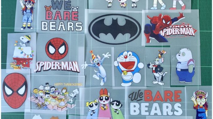 ตัวรีดติดเสื้อการ์ตูน Superman Batman Doraemon แผ่นฟิมล์รีดร้อน อาร์มรีดติดเสื้อ DIY ตัวรีดติดเสื้อการ์ตูน Superman Batman Doraemon แผ่นฟิมล์รีดร้อน อาร์มรีดติดเสื้อ DIY