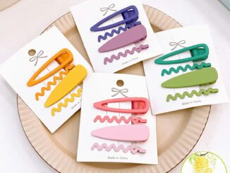 กิ๊บติดผม น่ารักสีลูกกวาด เซตสีด้าน ชุดสูทสี่ชิ้น สีลูกกวาด hair clip