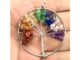 1 Pc Tree of Life pendant 7 Chakra necklace with 18 inch long Chain Tree of life necklace pendant
