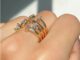 seadada แหวนแฟชั่น แหวนเพชร ฟรีไซต์  Zircon 14k Ring