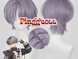 Reverse:1999 X Cosplay Wig 30cm Gray Purple Short Wigs Heat Resistant Synthetic Hair