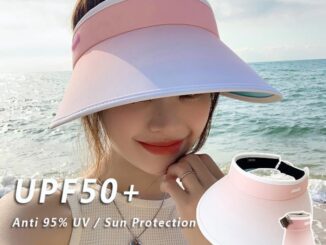 หมวกกันแดด ป้องกันรังสียูวี แบบพับได้ สามารถปรับได้ ไล่โทนสี แฟชั่นฤดูร้อน สําหรับผู้หญิง
