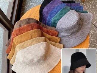 05H6 หมวก Bucket ผ้ากำมะหยี่ ดีไซน์สวย ใส่เท่ห์อย่างมีสไตล์