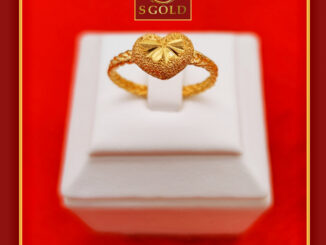 แหวนทอง ครึ่งสลึง ทองคำแท้ 96.5% ลายเปียถักใจ #GoldRing // "amour" // 1.9 grams // 96.5% Thai Gold