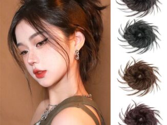 4 สี เครื่องเทศ เด็กผู้หญิง วิกผมฟู อเนกประสงค์ มีทบอล วิกผม ที่คาดผมบุคลิกภาพ ขี้เกียจ ดัดผม ปุย เป็นธรรมชาติ เครื่องมือดัดผม