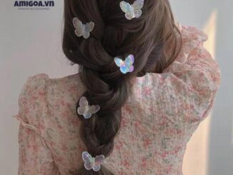 บติดผม รูปผีเสื้อนางเงือก แฟชั่นสวยงาม