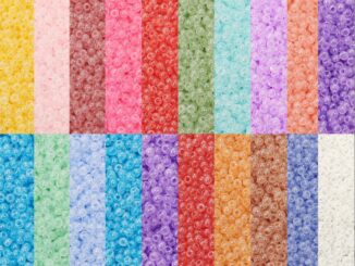 ลูกปัดแก้ว สีครีม ทรงกลม 2 มม. คุณภาพสูง สําหรับทําเครื่องประดับ 2700 ชิ้น