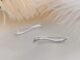 171-goodgift_station-Minimalist wave S925 sterling silver ต่างหูเงินแท้ 92.5 ต่างหูแบบเจาะ เส้นคลื่นเล็กๆ ใส่แล้วไปกับหู