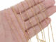 สร้อยคอโซ่ทองแดง ชุบทอง 14K 10 เส้น เครื่องประดับแฟชั่น DIY