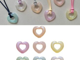Boom จี้รูปหัวใจ แบบกลวง สําหรับทําเครื่องประดับ DIY