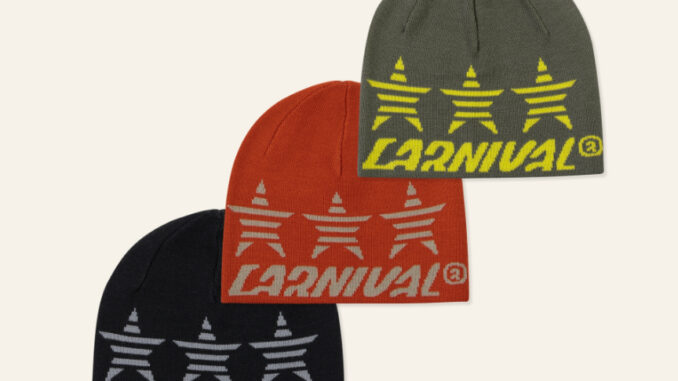[ ของแท้ ] หมวกไหมพรม CARNIVAL® Fall/Winter 2023 RACING CLUB BEANIE (Drop 2) ของใหม่ พร้อมส่ง