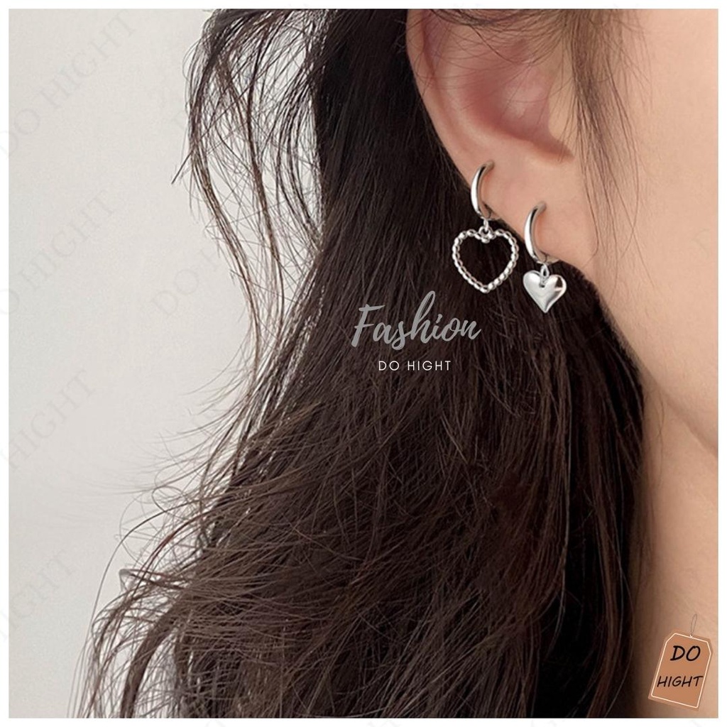 พร้อมส่ง⚡ มีเก็บเงินปลายทาง  ต่างหูแฟชั่น สไตล์เกาหลี (ราคาต่อ 1 คู่) : Do hight