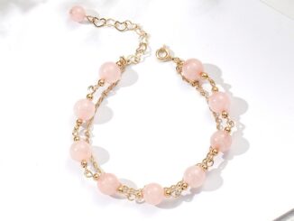 หินโรสควอตซ์สีชมพูกุหลาบRose Quartz  หินแท้ 100%ความสุข