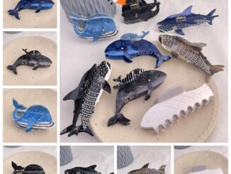 Oceanmapdz กิ๊บติดผม รูปการ์ตูนปลาโลมา ปลาวาฬ สีฟ้า แฟชั่น สําหรับชีวิตประจําวัน