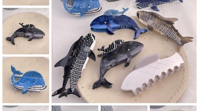 Oceanmapdz กิ๊บติดผม รูปการ์ตูนปลาโลมา ปลาวาฬ สีฟ้า แฟชั่น สําหรับชีวิตประจําวัน Oceanmapdz กิ๊บติดผม รูปการ์ตูนปลาโลมา ปลาวาฬ สีฟ้า แฟชั่น สําหรับชีวิตประจําวัน