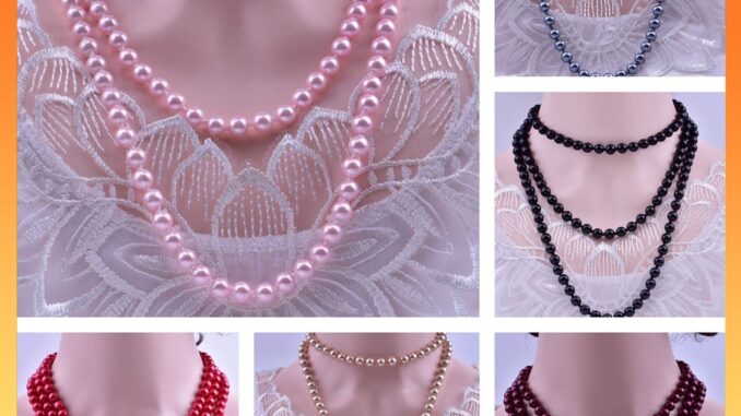 |Oneor| สร้อยคอไข่มุกเทียม สร้อยคอมุกเทียม คลัสเตอร์แก้ว ยาว จําลอง สําหรับครบรอบ |Oneor| สร้อยคอไข่มุกเทียม สร้อยคอมุกเทียม คลัสเตอร์แก้ว ยาว จําลอง สําหรับครบรอบ