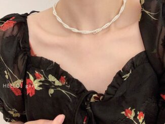 สร้อยคอโซ่ ประดับมุก พลอยเทียม เครื่องประดับแฟชั่น สําหรับผู้หญิง