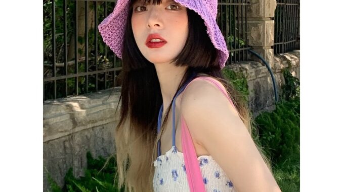 หมวกฟางสาน กันแดด แบบรูกลวง เข้ากับทุกการแต่งกาย แฟชั่นฤดูร้อน สไตล์เกาหลี สําหรับผู้หญิง